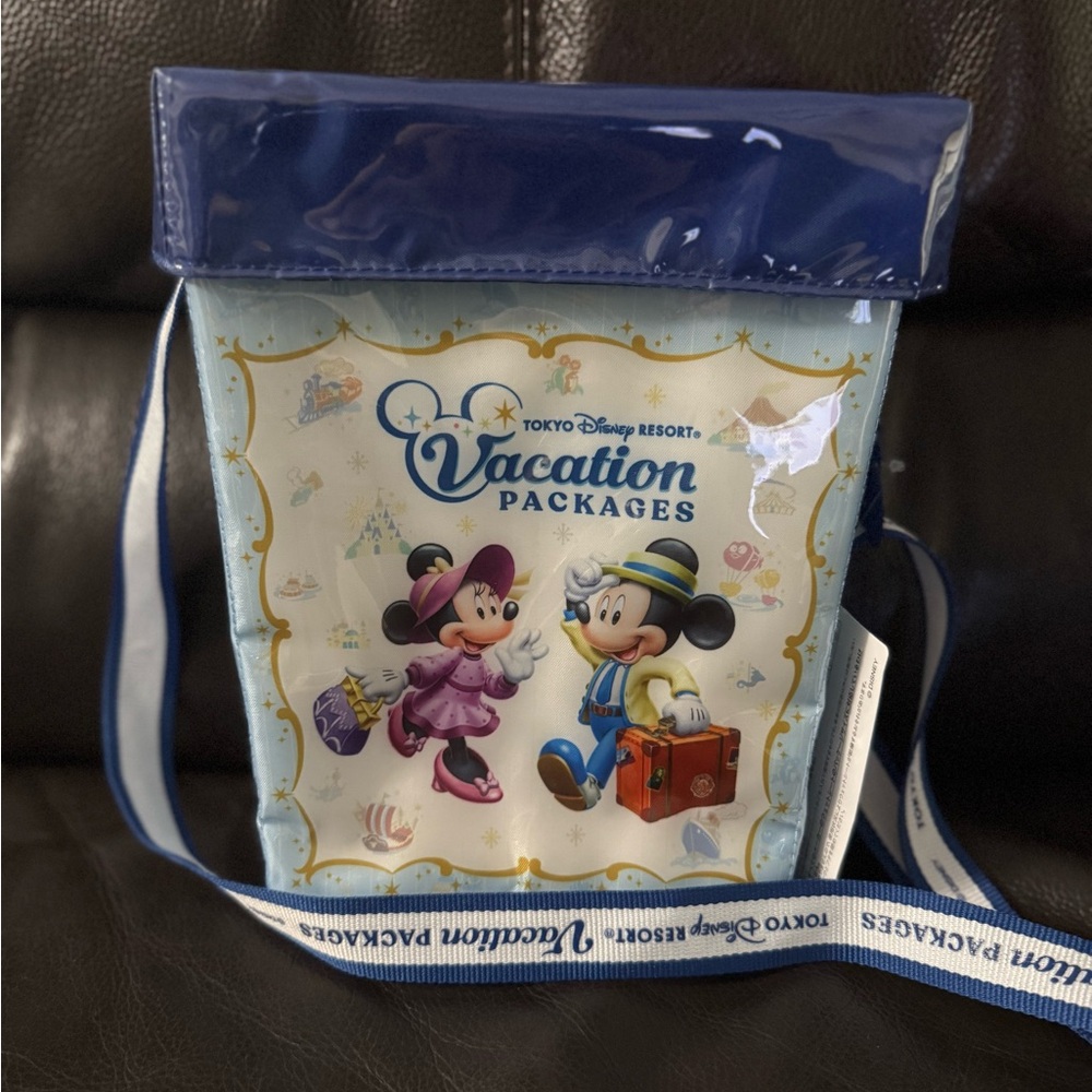 Tokyo Disney Resort VacationPackage Exclusive PopcornBucket ,w/Wet Wipes Storage - Picture 3 of 15